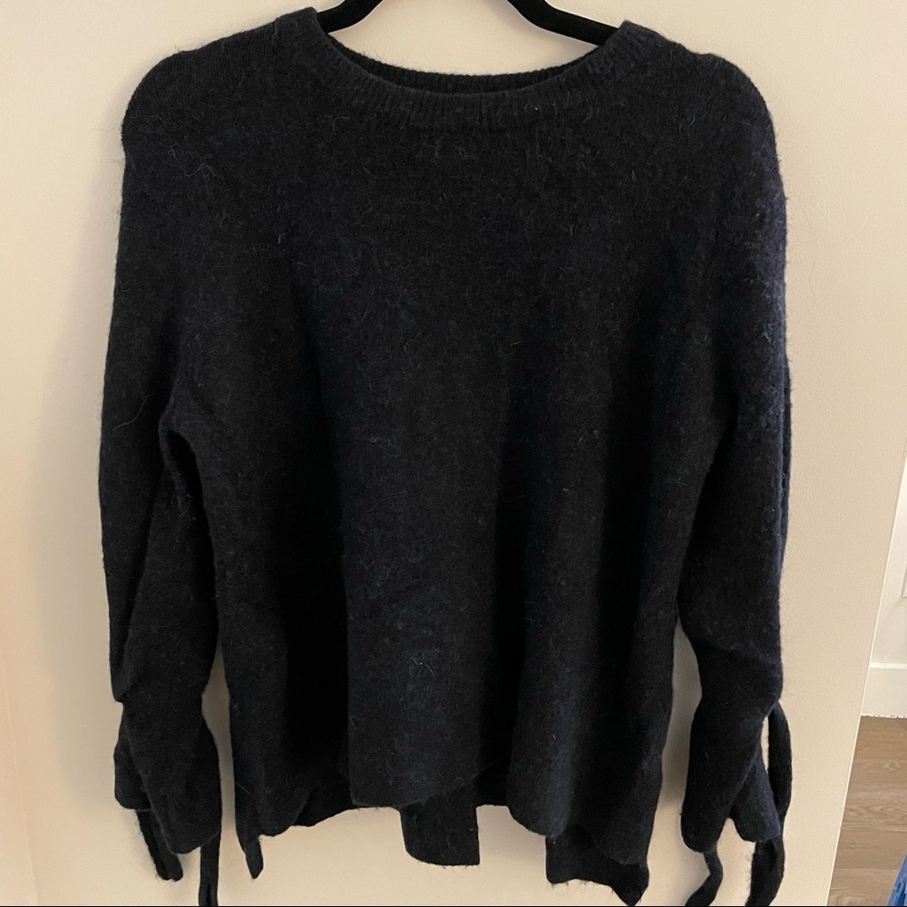 Aritzia Babaton Sweater - Bell Tie Sleeves
